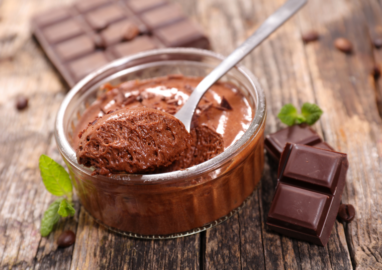 Mousse au chocolat au blanc d'oeuf