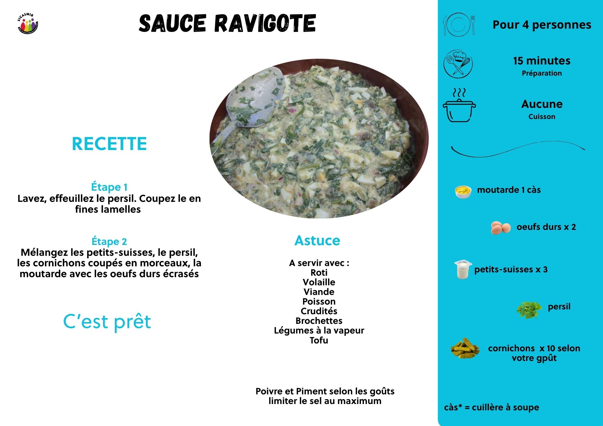 recette-sauce ravigote